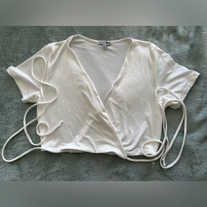 White Crop Top